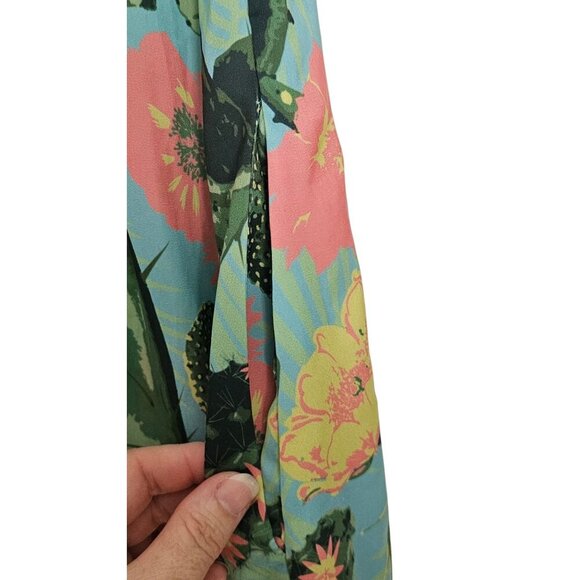 Women's - Betabrand Cactus Print Sleeveless Dress, Size Medium - Picture 5 of 10